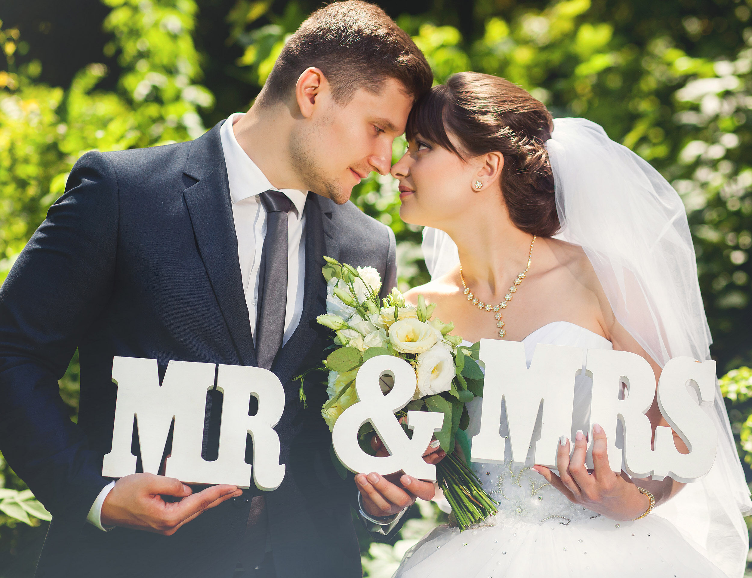 Wedding decor centerpiece with a vintage frame of hashtag